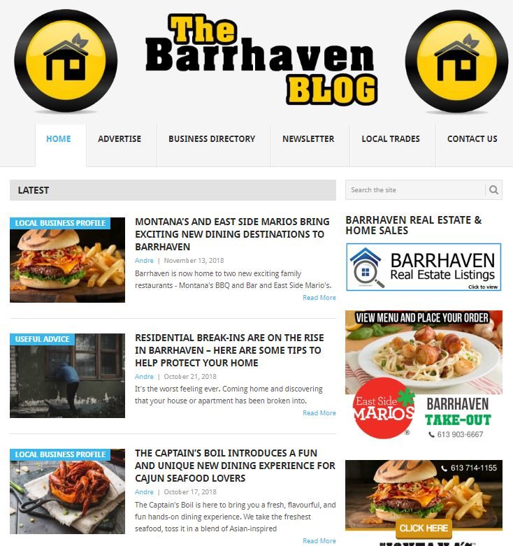 The Barrhaven Blog